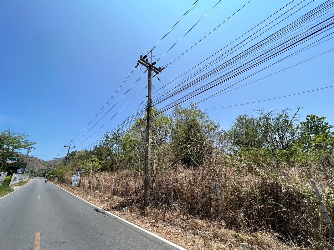 1 Rai Plot 14 Rai Land Plot on Main Road Close to Hua Hin Town